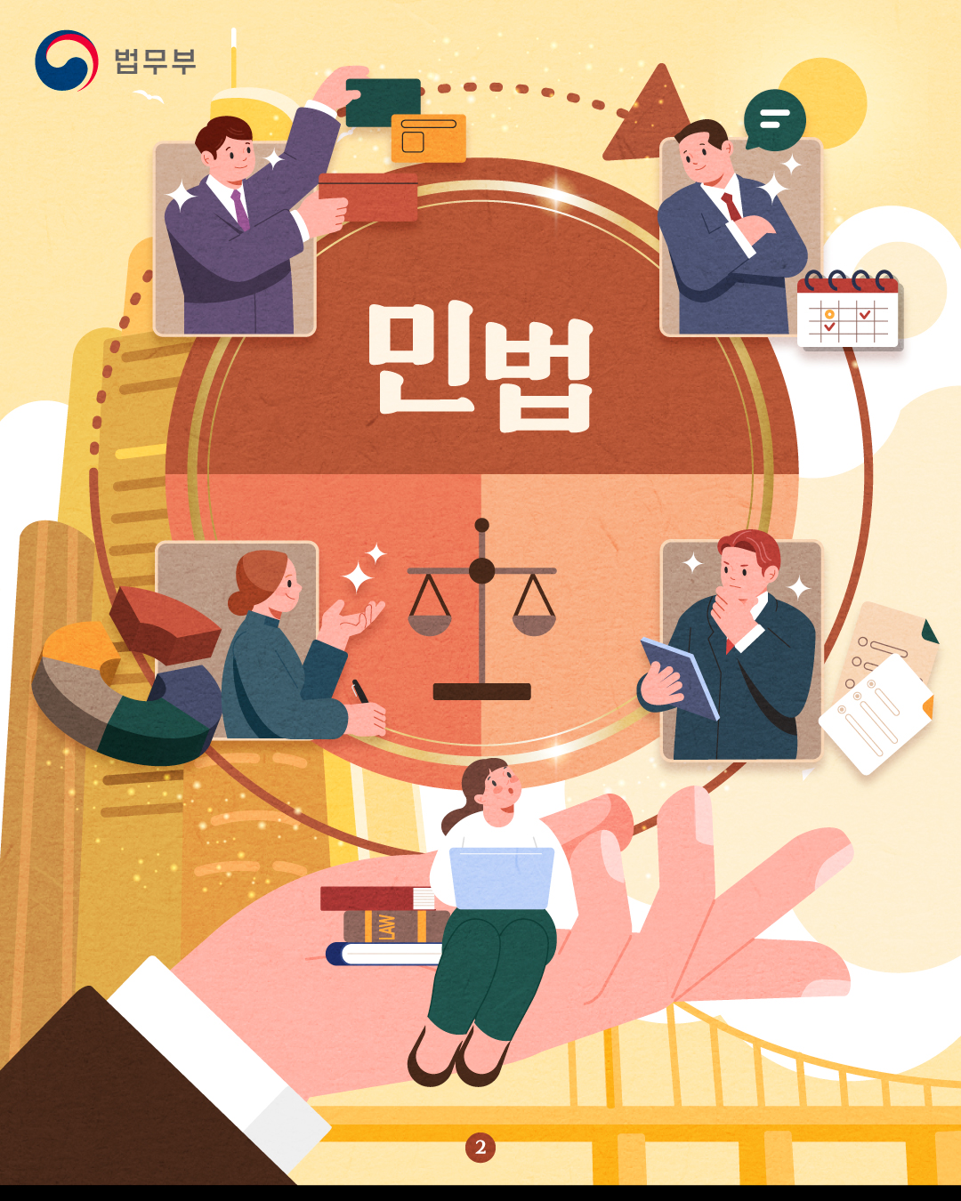 두번째 페이지입니다. 해당 페이지부터는 민법 개정과 관련한 내용을 다루고 있습니다.